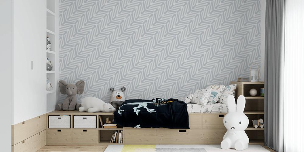 Movimento diagonale di forme geometriche, Bambini