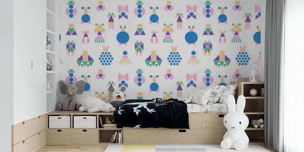 Forme colorate, Bambini