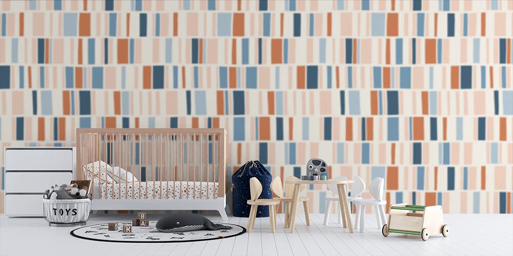 Strisce geometriche giocose, Bambini