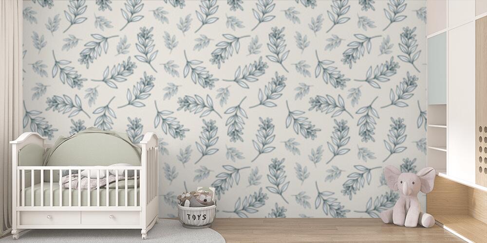 Minimal Line Art Rami e foglie, Bambini