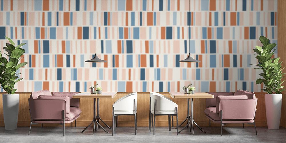 Strisce geometriche giocose, Bar e Ristoranti