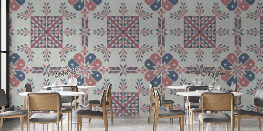 Motivi popolari tradizionali in mosaico, Bar e Ristoranti