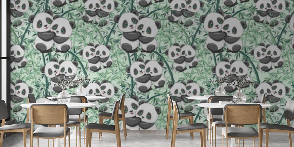 Coppie Panda, Bar e Ristoranti