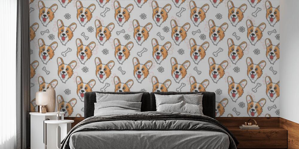 Corgi gallese divertente, Camera da Letto