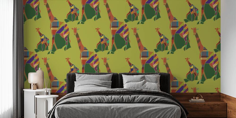 Giraffa con abbigliamento a motivi, Camera da Letto