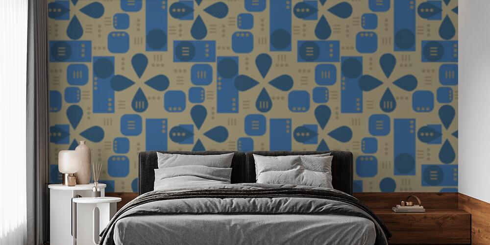 Quadrati e cerchi geometrici, Camera da Letto