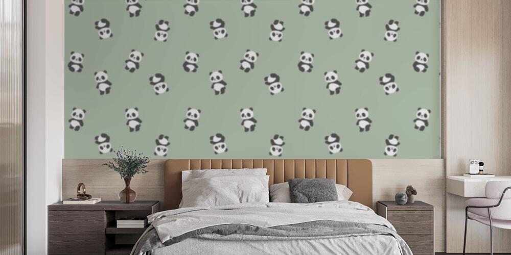 Simpatici panda sparsi, Camera da Letto