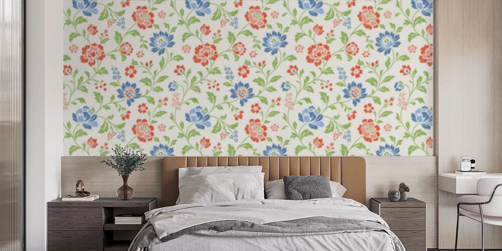 Chintz floreale elegante, Camera da Letto