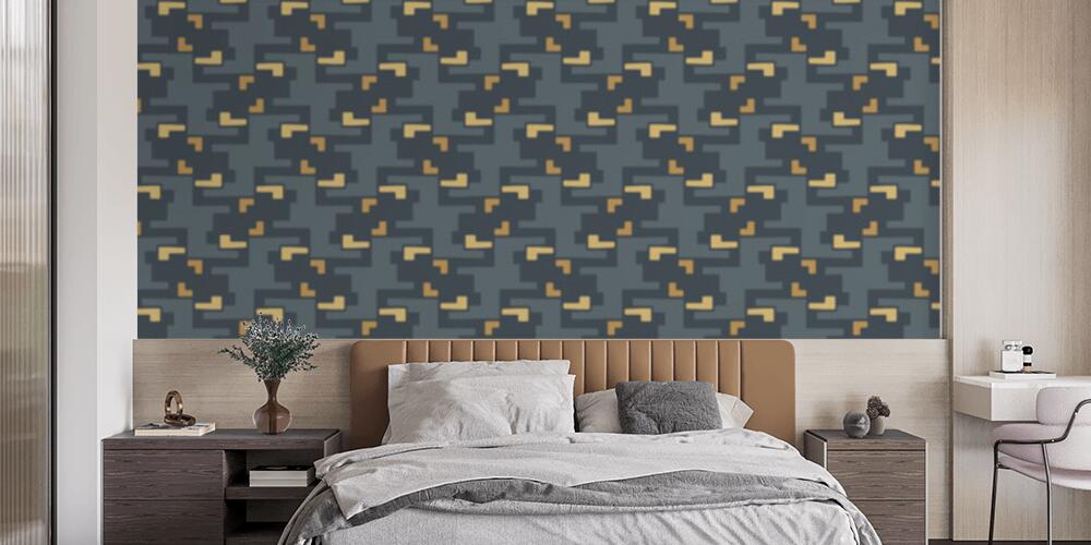 Forme totem geometriche, Camera da Letto