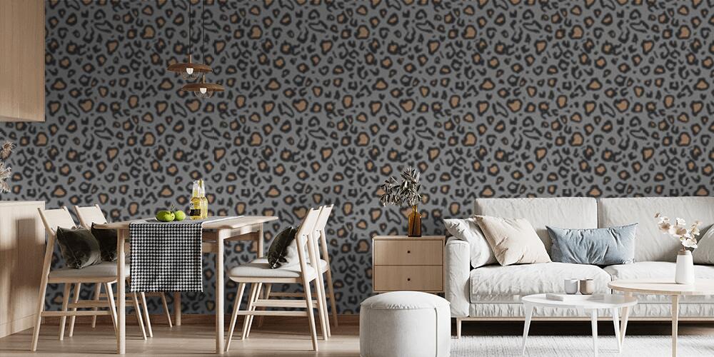 Moderna pelle di animali leopardo, Cucina