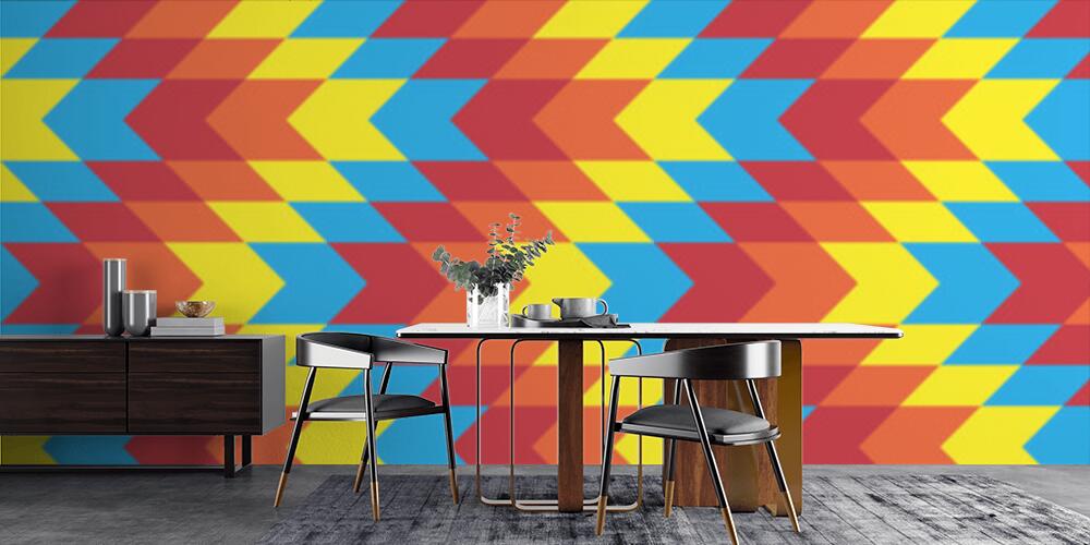 Astrazione colorata, Cucina