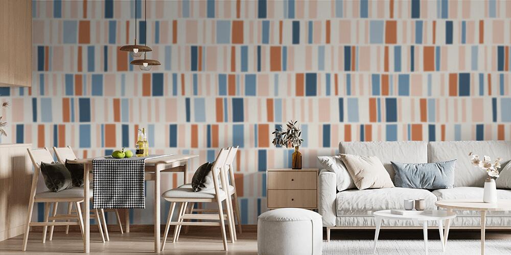 Strisce geometriche giocose, Cucina