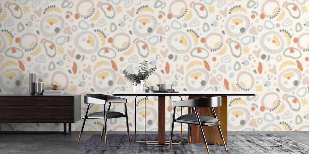 Gruppo di forme geometriche astratte, Cucina