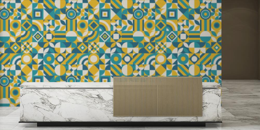 Forme geometriche in colori amichevoli, Reception