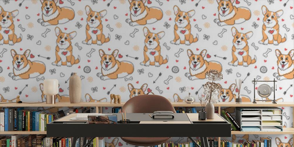 Bella Corgi gallese, Studio e Ufficio