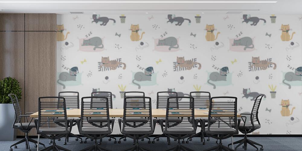 Gatti dormi, Studio e Ufficio