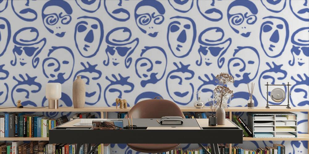 Ritratti surreali di persone, Studio e Ufficio