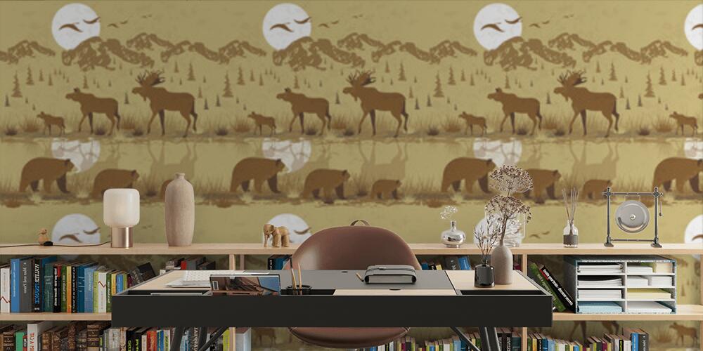 Paesaggio del Canada, Studio e Ufficio