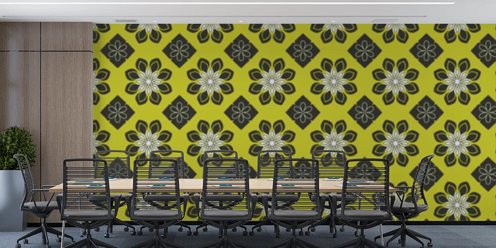 Fiori astratti audaci, Studio e Ufficio