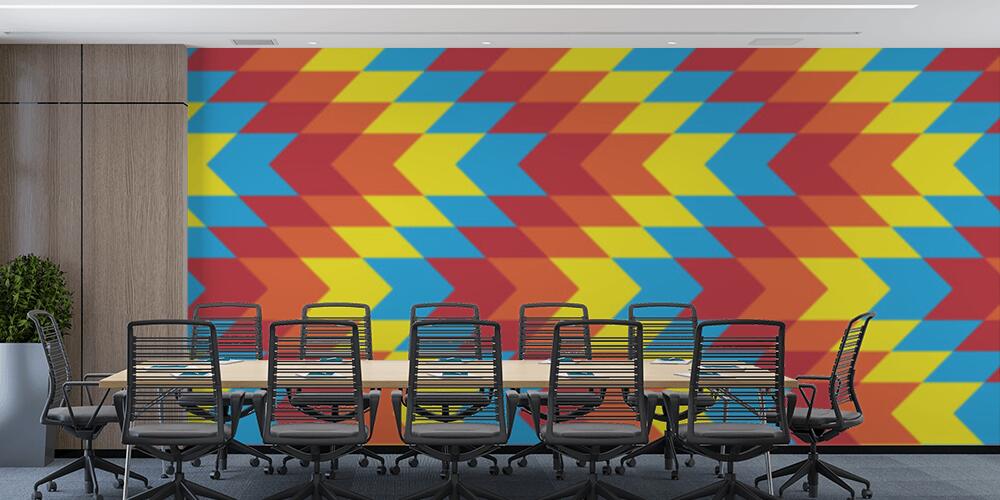 Astrazione colorata, Studio e Ufficio