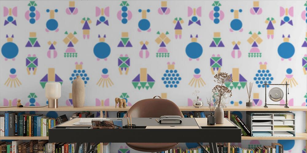 Forme colorate, Studio e Ufficio