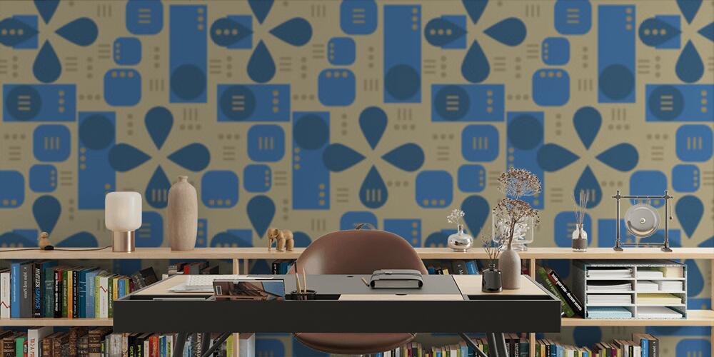 Quadrati e cerchi geometrici, Studio e Ufficio