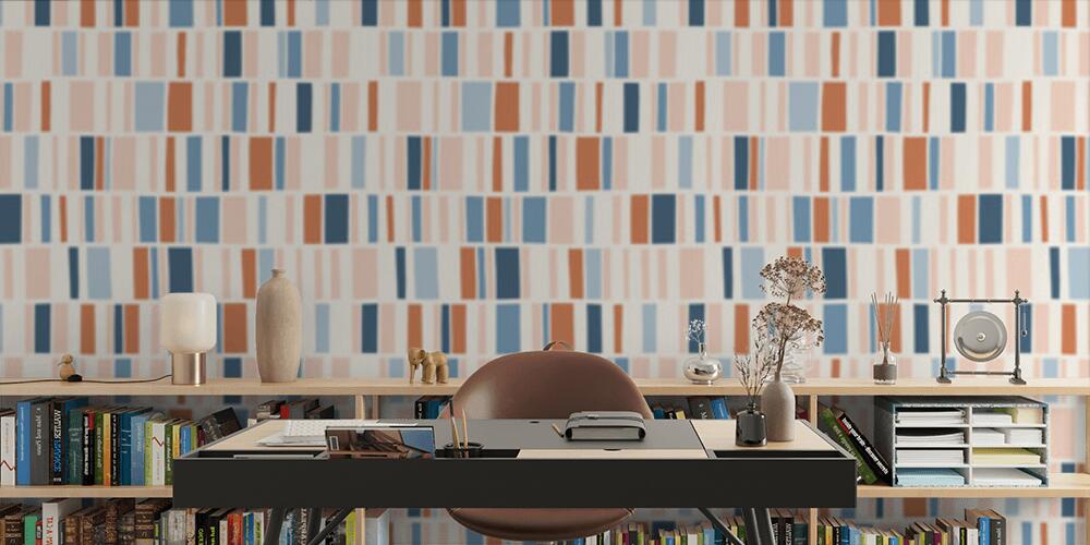 Strisce geometriche giocose, Studio e Ufficio