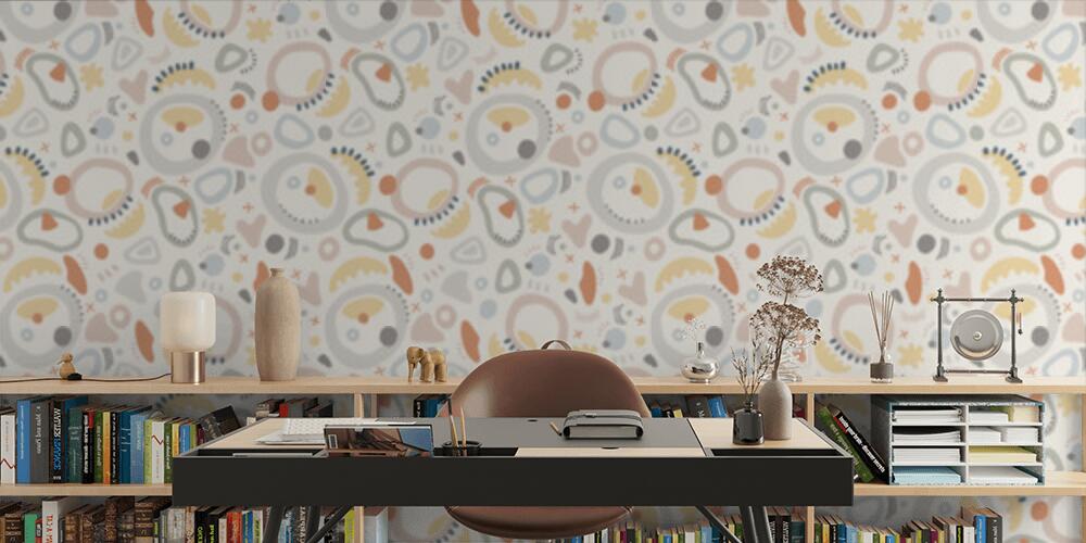 Gruppo di forme geometriche astratte, Studio e Ufficio