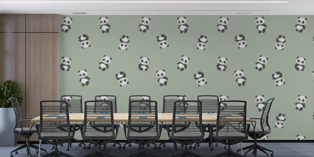 Simpatici panda sparsi, Studio e Ufficio