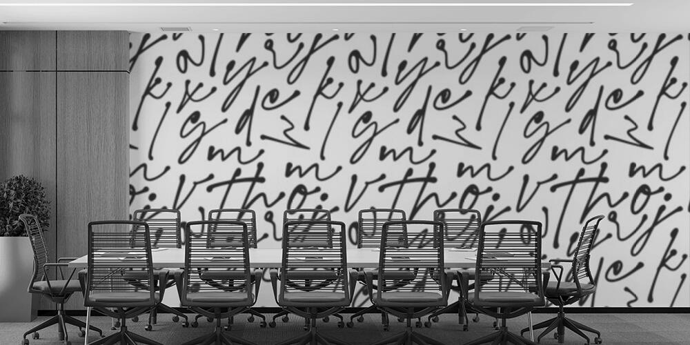 Motivi a lettere, Studio e Ufficio