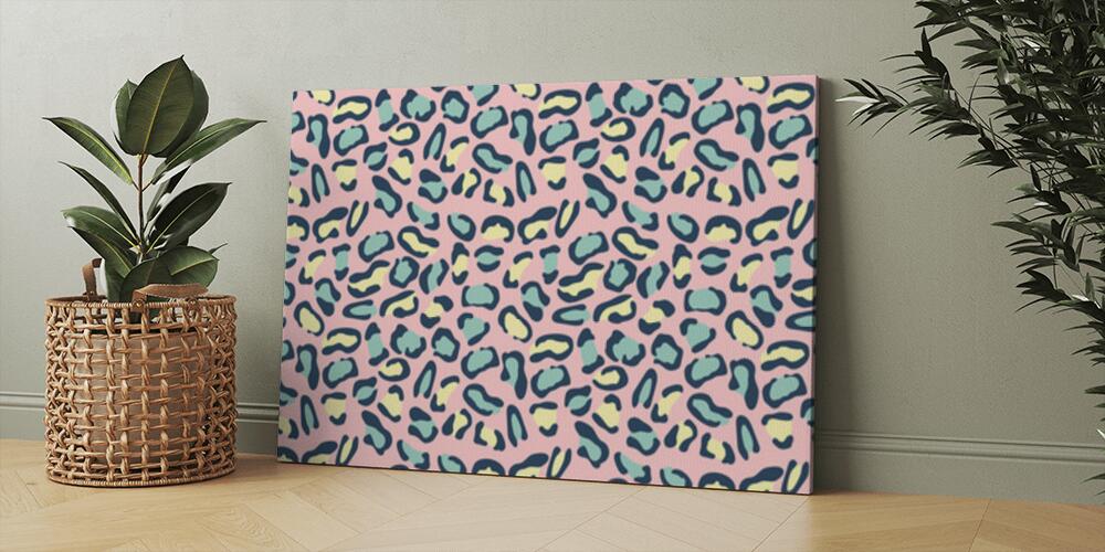 Pelle di leopardo pastello, 