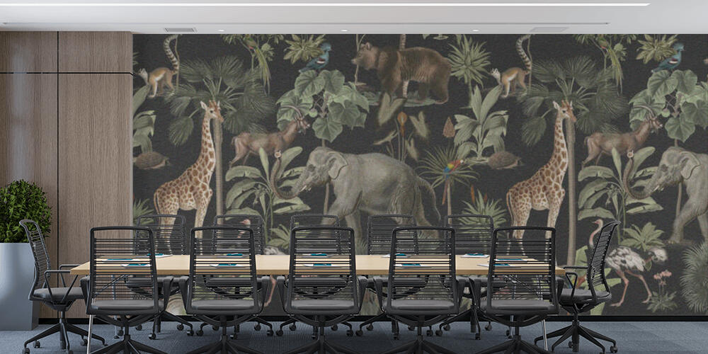 Animali della giungla, Studio e Ufficio